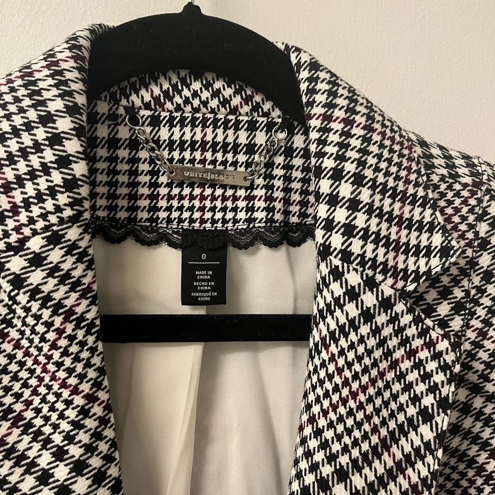 Lightly Worn Whbm Pattern Blazer - image 4